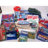 Toys, selection of Gerry Anderson related items, mainly from the 1990's including Captain Scarlet,