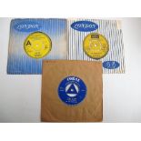 Records / Demos, three UK 7" single demo records, The Crickets - Think It Over - Coral 104993 (tri