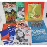 Music Ephemera, mixed collection Inc. 1960's Beatles publications, music sheets, Jazz programmes,