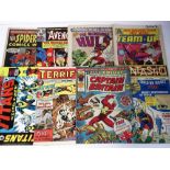 Comics, mostly Marvel, approx 50 UK issues mainly 1970's, including It's Terrific, Captain