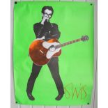 Promo Poster, Original Barney Bubbles designed STIFF Records poster for the 1977 Elvis Costello