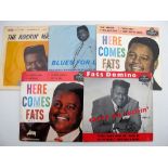 Records/Rock n Roll, Fats Domino, 8 UK 7" Eps, & 6 UK 7" singles Inc. The Rockin' Mr D Vol 3,