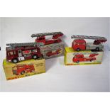 Dinky Toy Fire Engines, 956 Turntable Fire Escape, 285 Merryweather Marquis Fire Tender, 956