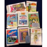 Trade issues, Nabisco, a collection of 8 sets of giveaway mini booklets, Wildlife Comics (6),