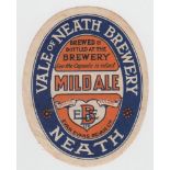 Beer label, Vale of Neath Brewery, Wales, Mild Ale, v.o, large, 116mm high (few marks, o/w gd) (1)