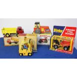 Dinky Toy Construction Vehicles, 279 Aveling Barford Diesel Roller, 438 Ford D800 Tipper, 404