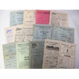 Football programmes, Non League selection, mainly 1950's (approx 80, mixed condition, fair/gd),