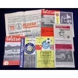 Football programmes, British European AWAYS, Liverpool FC, 4 issues v Dynamo Berlin 1972 UEFA Cup,