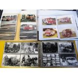 Fire Service, a good collection of Fire Service photographs contained in five albums, many privately