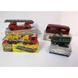 Dinky Supertoys, 968 BBC TV Roving Eye Vehicle, 981 Horse Box, 936 Leyland 8-Wheeled Chassis, 956