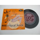Record/Rock n Roll, Roy Orbison - Hillbilly Rock - London RE-S 1089 UK 1957 7" Ep (round centre/