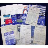 Football programmes/handbooks, Reading FC, reserve issues (25), mainly 1960's but including