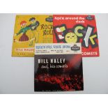 Records/Rock n Roll, Bill Haley and His Comets - three 7" Eps on tri Brunswick label, Rock Around