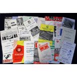 Football programmes, selection of friendly matches, mostly 1950's/70's inc. Watford v Sturm Graz