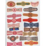 Beer labels, a selection of 19 stopper/neck straps including Frith, Futton Bros & Friary Meux (