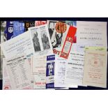 Football programmes, selection of friendly matches, 1950's onwards inc. Nottingham Forest v All