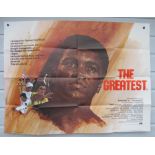 Film Poster, Muhammad Ali - The Greatest (1977) UK Quad cinema poster, folded 30"x 40" in good