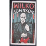 Dr Feelgood/Wilko Johnson, The Oysterfleet , Canvey Island, limited edition silk screen print no