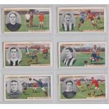 Cigarette cards, Churchman's, Footballers (coloured) (set, 50 cards) (gd/vg)