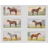 Cigarette cards, Player's, Famous Irish Bred Horses, (set, 50 cards) (ex)