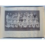 Trade issue, Anon (News Chronicle), Football, large sepia squad picture, Millwall FC, 1937, 39cm x