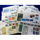 First Day Covers, a collection of approx. 400 GB First Day Covers 1960's-1990's, mainly with hand-