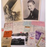 Ephemera, mixed box lot including from the 1900s onwards including invoices, leaflets,