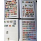 Stamps, a World & Commonwealth stamp collection contained in 4 large stock books, sets and single'