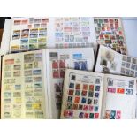 Stamps, World collection contained in 9 stock books and 1 Atlas stamp album, mint and used, all