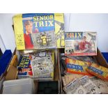 Trix, Metal Construction Sets -1a, 1b & 1c, Tricy Trix 163 x2, Elementrix 99, Senior Trix 345,