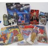 Toys, mixed collection in 2 boxes including, Babylon 5 & Star Wars action figures, Quark - Deep