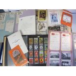 Ephemera, mixed box lot including 8 scrapbooks from the 1940s onwards including Political (with