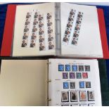 Stamps, GB, a folder of stamps mostly 1990-1998, mint, sets and singles, with values to £10, high