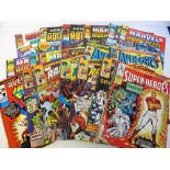 Marvel Comics, 31 UK issues from the 1970's - The Complete Fantastic Four x7, The Avengers & The