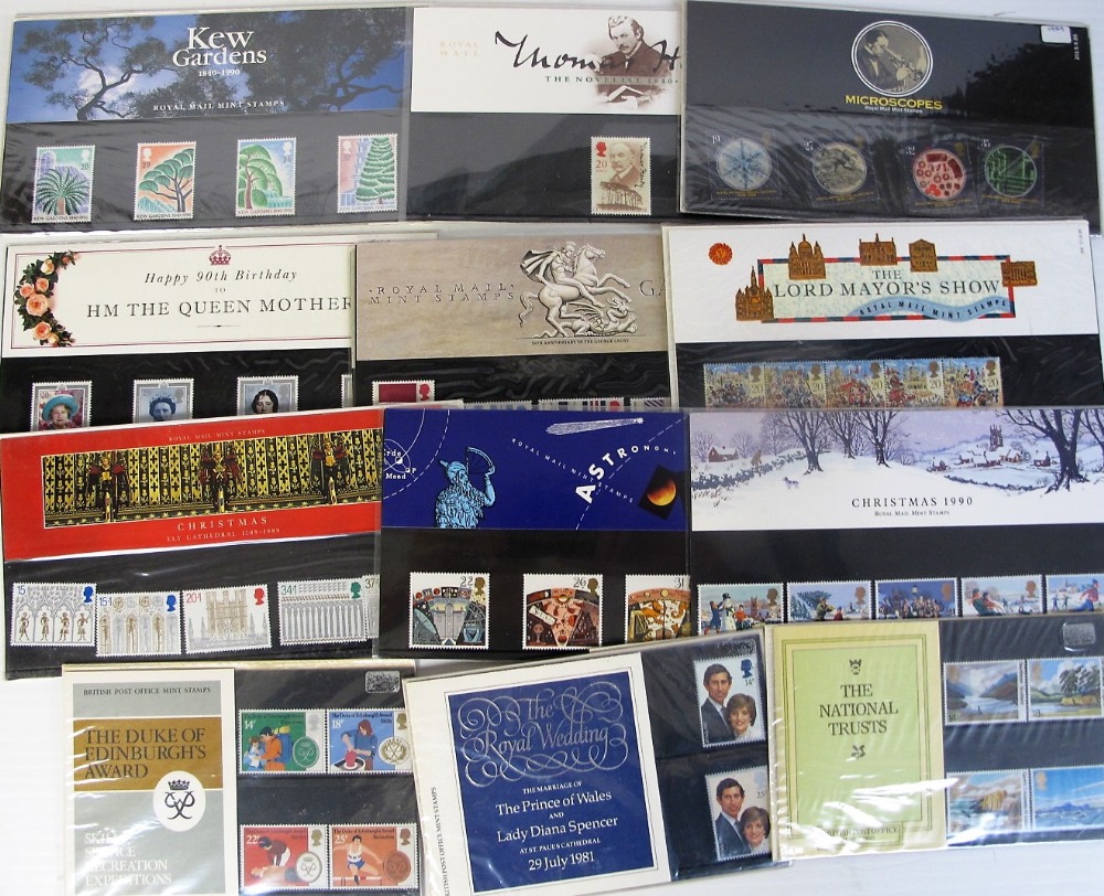 Stamps, a large collection of GB Presentation packs 1978/81 & 1989/90, high face value, some