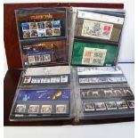 Stamps, 2 Royal Mail GB Presentation Pack albums with packs from 1989 to 2012, also including a