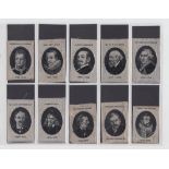 Tobacco silks, Effendi Freres, Dutch Celebrities, (set, 102 silks) (mixed condition, fair/gd)