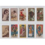 Cigarette cards, USA, Kinney, a collection of 40 cards, Actresses (various series) (13), Military