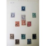 Stamps, USA, album containing a collection of Covers & mainly used stamps 1870's to 1940's, (mixed