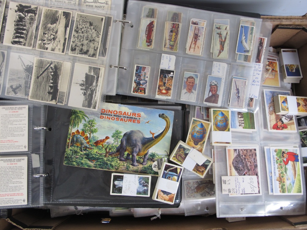 Trade cards, a vast accumulation of Brooke Bond cards in modern albums, sleeves and loose, most