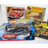 Toys, 5 radio controlled models, Lamborghini Countach LP500s - Made In Hong Kong, Superman - Super