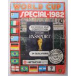 Trade cards, FKS, World Cup Special Album, 1982, complete with all stickers inc. England, Scotland