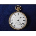 Collectables, Pocket Watch, a Waltham (A.W.W. & Co) gold plated (as found) (1)