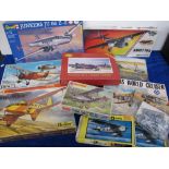 Toys, 15 model Aeroplane kits, including Heller, Toko, Mikro 72, Otakai etc. (all unmade some