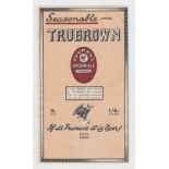 Brewery Advertising, Advertising paper flyer for Truman's Truebrown, Brown Ale, showing prices of