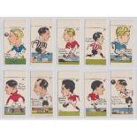 Trade cards, Sunday Empire News, Famous Footballers of Today (Durling) (set, 48 cards) (mainly vg)