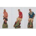 Trade cards, Thomson, Footballers - Shaped, ref HT42, all 11 recorded cards (two with some