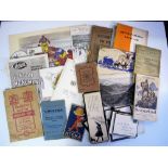 Ephemera, mixed selection from the 19th century onwards inc. greeting & In Memorium cards, pictorial