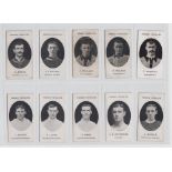 Cigarette cards, Taddy, Prominent Footballers, 21 cards, 1907/08 issues, Chelsea (1), Crystal Palace