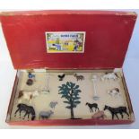 Toys, Lead Figures, a boxed Roydon Toys - Home Farm set (No.K20) box showing signs of age contents